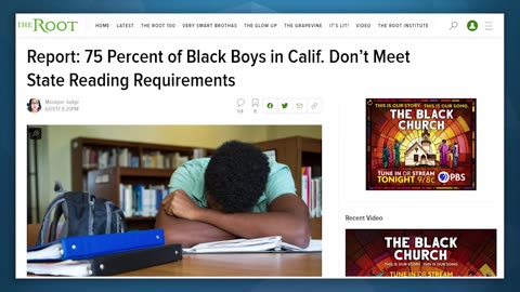 Black Boys In Crisis - Their Not Reading