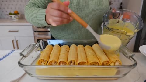 The BEST Recipe for Creamy Corn Chile Verde Enchiladas, Step by Step