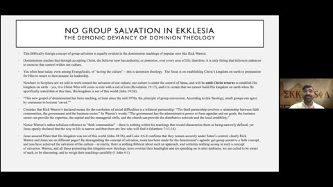 Ekklesia: returning to our original assignment, Session 2(a) (27th April 2023).