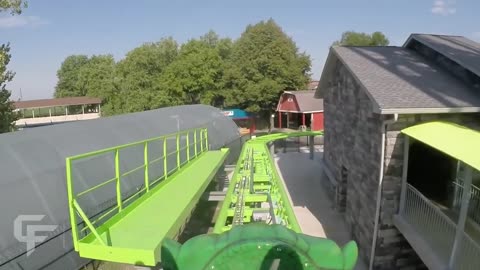 "Front Seat Thrills: The Monster Roller Coaster Adventure in HD @60fps - Adventureland Iowa"