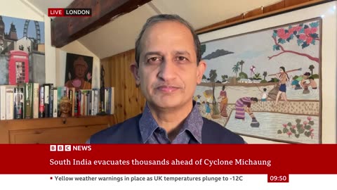 Cyclone Michaung in South India| BBC news
