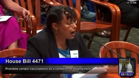 Dr.Christina Parks，House Bill 4471 _Prohibits certain vaccinations as a condition of employment