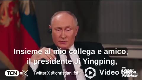 Intervista integrale a Putin con sottotitoli in italiano