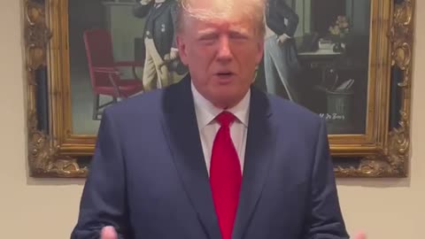 President Trump issues a video statement on Truth Social