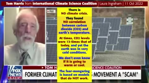 There is NO climate crisis says former climate alarmist, Tom Harris