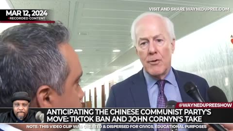 Anticipating the Chinese Communist Party's Move: TikTok Ban and John Cornyn's Take