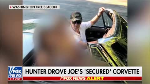 Photos Reveal Hunter Biden Drove Father's "Secure" Corvette