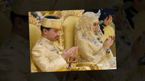 Sultan of Brunei's son Prince Abdul Malik gets married in a sea of gold