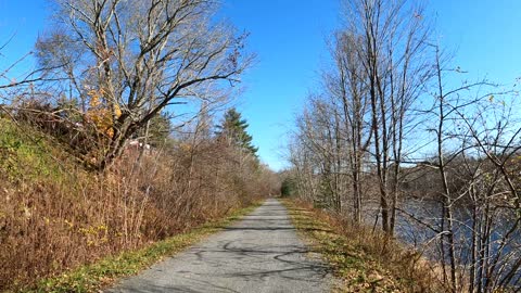 Walking The Trail In The Early Morning