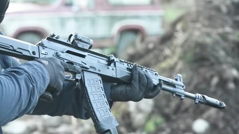 Russian Military Service Rifle AK12 !Mind Blowing Rifle #viral #shorts #Rifle #actions