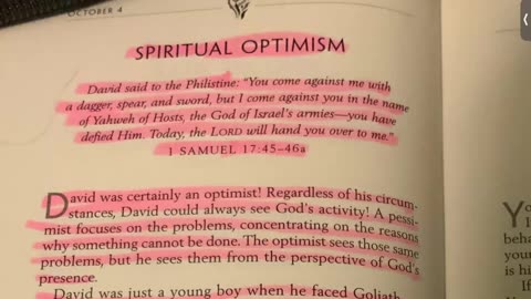 DAY 98: "SPIRITUAL OPTIMISM (1 Samuel 17:45-46)- "FACE YOUR GIANTS WITH CONFIDENCE."