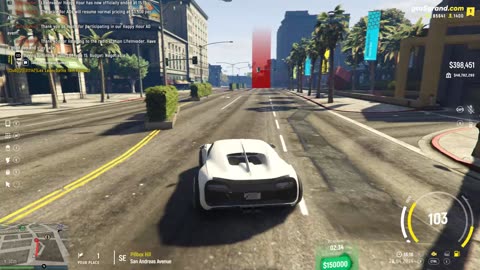 GTA V - Grand RP EN1 - Bugatti Chiron - Corrida de Rua de 28/04/2024 - 16:15 - Sargento Rodrigues