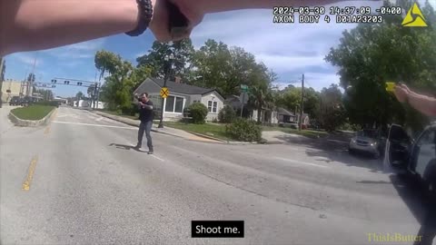 Jacksonville police release video of officer-involved shooting of a knife-wielding suspect