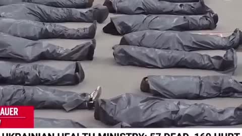 A clip about casualties in Russian War- a corpse forgot he was dead