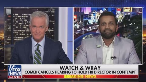 Kash Patel respond to FBI Director Wray bending the knee to James Comer.