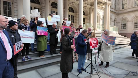 NYC Congestion Pricing is a Crime! - Raul Rivera Speaks at City Hall @NYCDriversunite