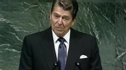 President Reagan's Address to the United Nations (Alien Threat)