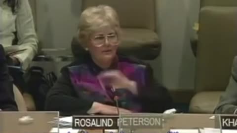 🌎 Rosalind Peterson Speaks at the 2006 UN Council Assembly About What Effects Chemtrails and Geoengineering are Having On the Planet