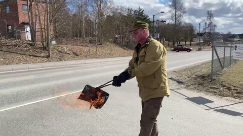 Koranbrenning Mysen konsentrasjonsleir 12. april 2023