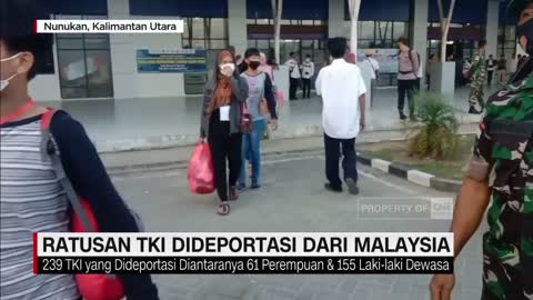 Ratusan TKI Dideportasi dari Tawau Malaysia Karena Tak Memiliki Paspor