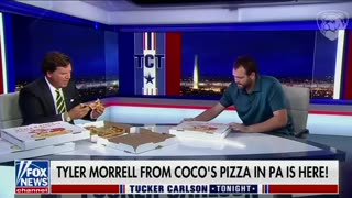 Tucker Carlson - Last Segment at Fox Featured Pizza Deliver Hero
