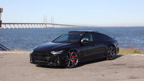STUNNING AUDI RS7 2021 MOST BEAUTIFUL CAR EVER? BLAKED OUT V8TT 600HP BEAST IN DETAILS