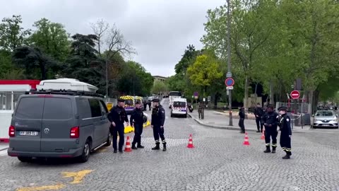 Man held after bomb threat at Iran consulate in Paris