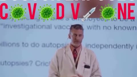 Dr. Ryan Cole exposing the Covid19 "Vaccine"