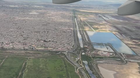 Sobrevolando el futuro Aeropuerto de la Cd de México
