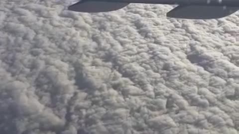 Wonderful and beautiful view from the airplan's window ... the Clouds look like a carpet