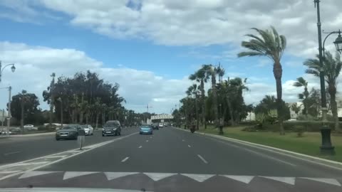 SULLE STRADE del MAROCCO DEL SUD,IN AFRICA(febbraio 2023) ma perchè non copiano da loro i lavori in Italia? video per gli amministratori italiani che hanno le strade peggio che in Africa tipo in Lombardia