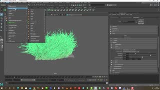 Maya Tutorials:Paint Effects Grass part2