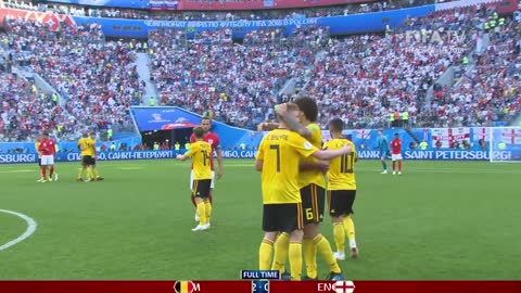 Belgium v England 2018 FIFA World Cup Match Highlights