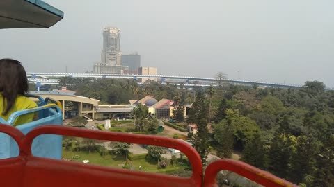Kolkata Science City : Ropeway Cable Car View