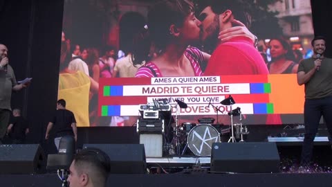 World Pride Madrid Spain 2017 Part 2 the opening ceremony.
