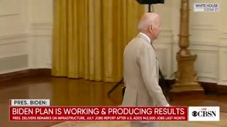 Return to Normalcy? Nope! Unprofessional Joe Leaves Podium As Reporters Fire Questions at Him!