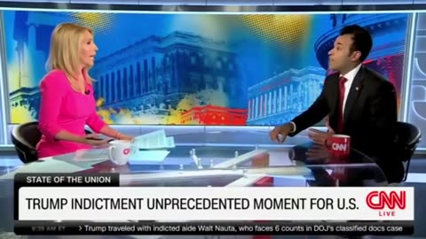 Vivek HUMILIATES Dana Bash and CNN over corrupt Trump indictment