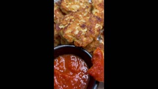 Keto chicken fritters macros