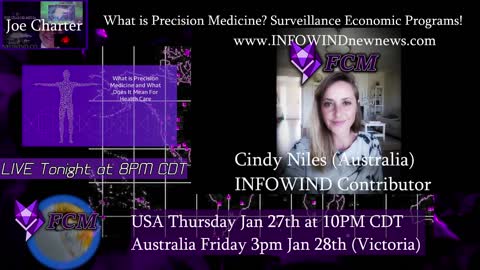 WHAT IS PRECISION MEDICINE? SURVEILLANCE ECONOMIC PROGRAMS! WITH CINDY NILES (PROMO)