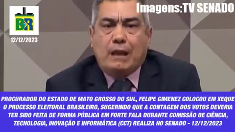 Procurador de MS sobre o processo eleitoral no Brasil: Precisamos de contagem PÚBLICA dos votos!