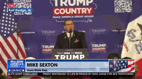 Iowa State Rep. Mike Sexton: President Trump LOVES the United States