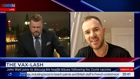 Mark Steyn GB News 14-11-22 interviews John Watt covid vaccine injury victim