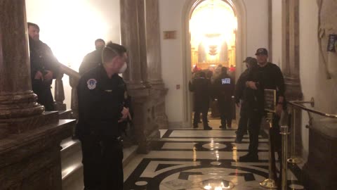 Tense Moments at U.S. Capitol After Shot Fired on Jan. 6, 2021