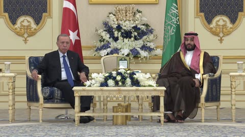 Presidency Of Turkey President Erdogan was welcomed with an official ceremony in Saudi Arabia