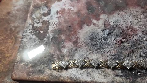 Replacing 3 Missing Stones In Bracelet And 3 Prongs.