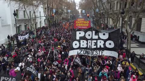 Mass protests in Buenos Aires amid Argentina inflation crisis | AFP