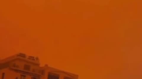The Sky In Greece Is Orange, Is Something Bad About To Happen?