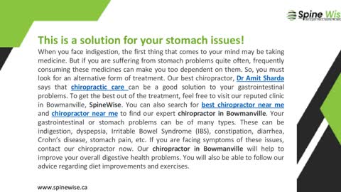 How Does Chiropractic Care Treat Gastrointestinal Problems?