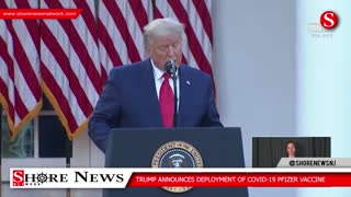 Trump announces success of Operation Warp Speed