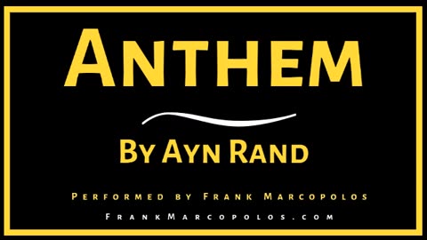 Anthem by Ayn Rand (Audiobook)